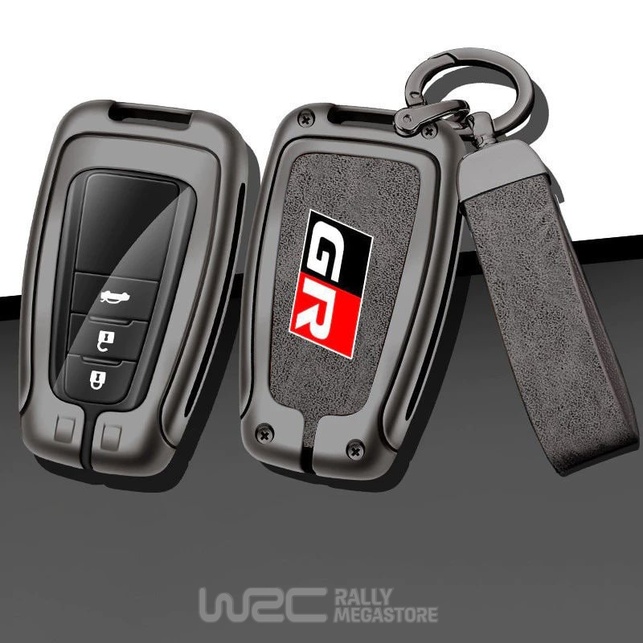 PROTEGE CLE + PORTE CLES TOYOTA GR GRIS